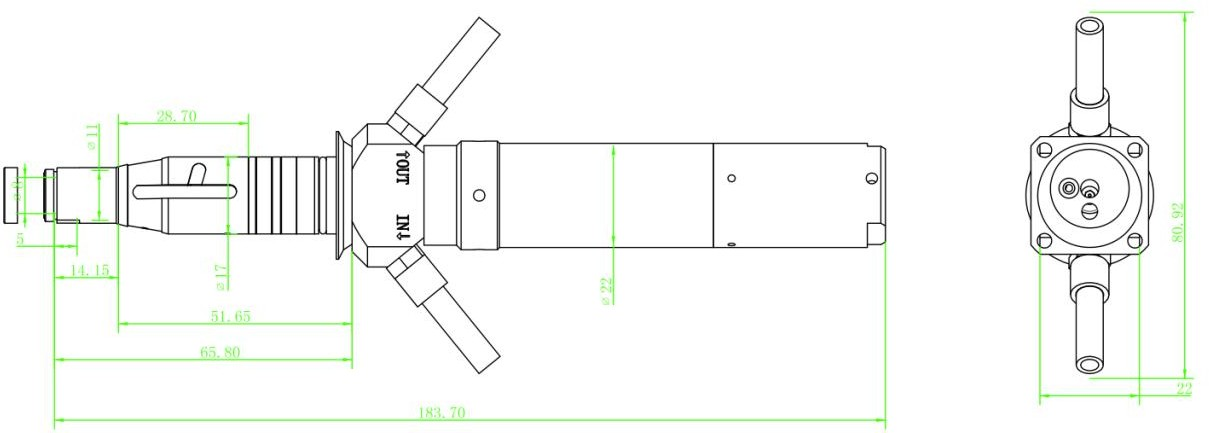 Optical Fiber Laser Optical Cable(QBH)